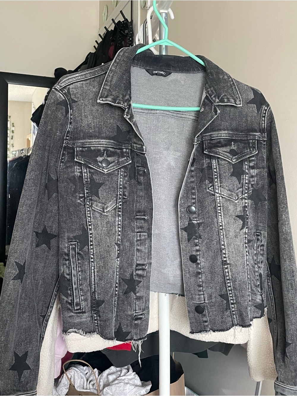 Driftwood Star Pattern Denim Jacket